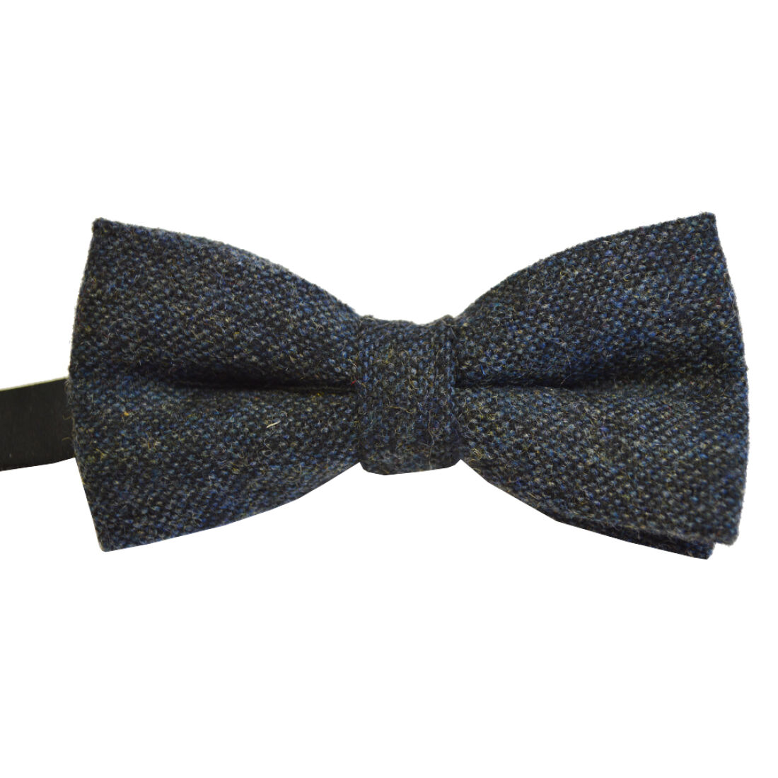 Blue Tweed Bow Tie