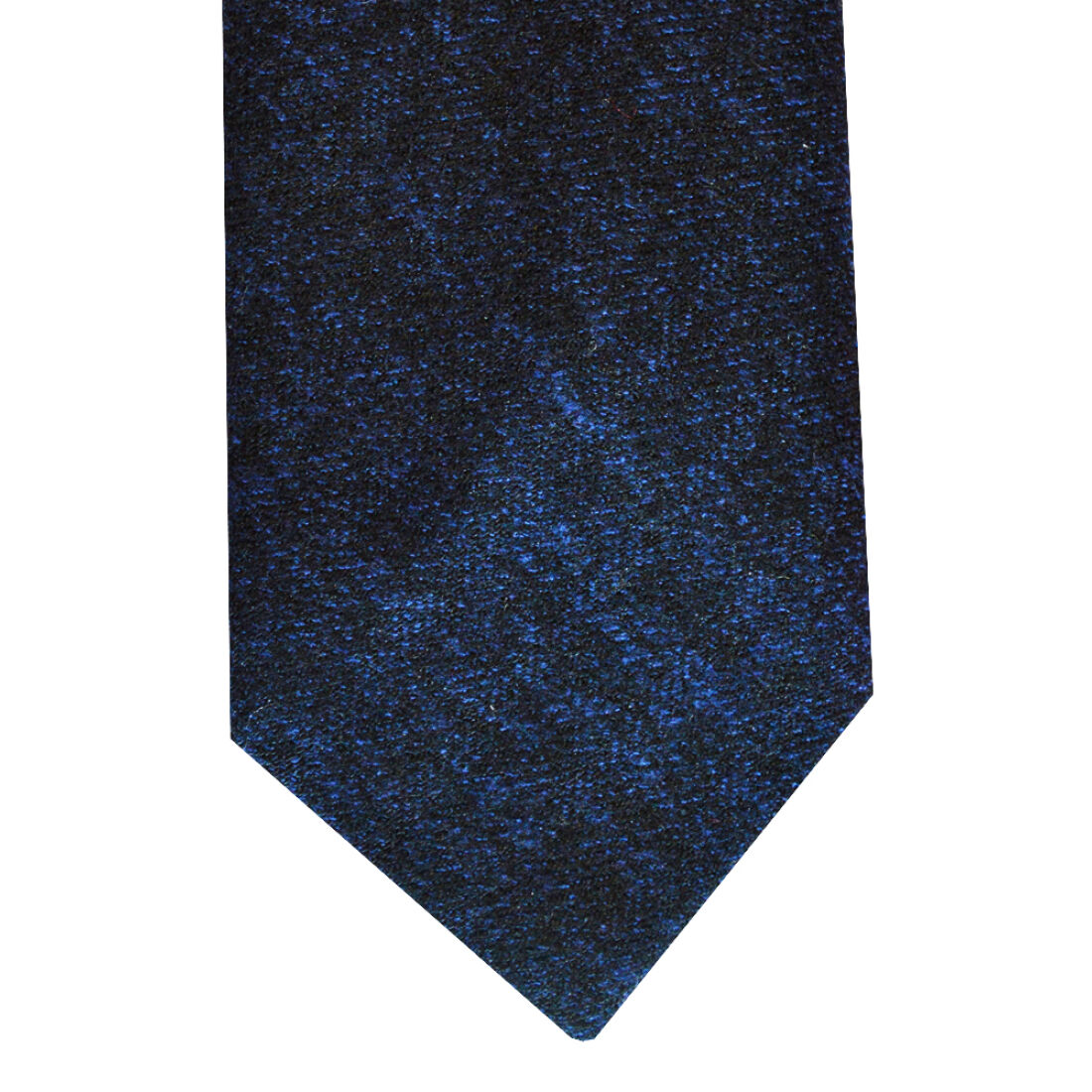 Blue and Black Tweed Tie