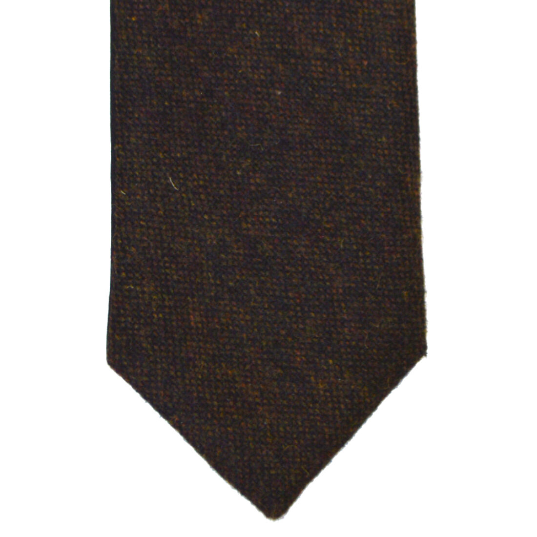 Brown Tweed Tie
