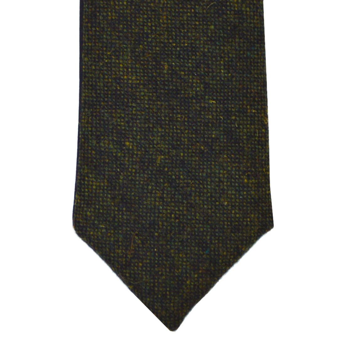 Dark Olive Tweed Tie