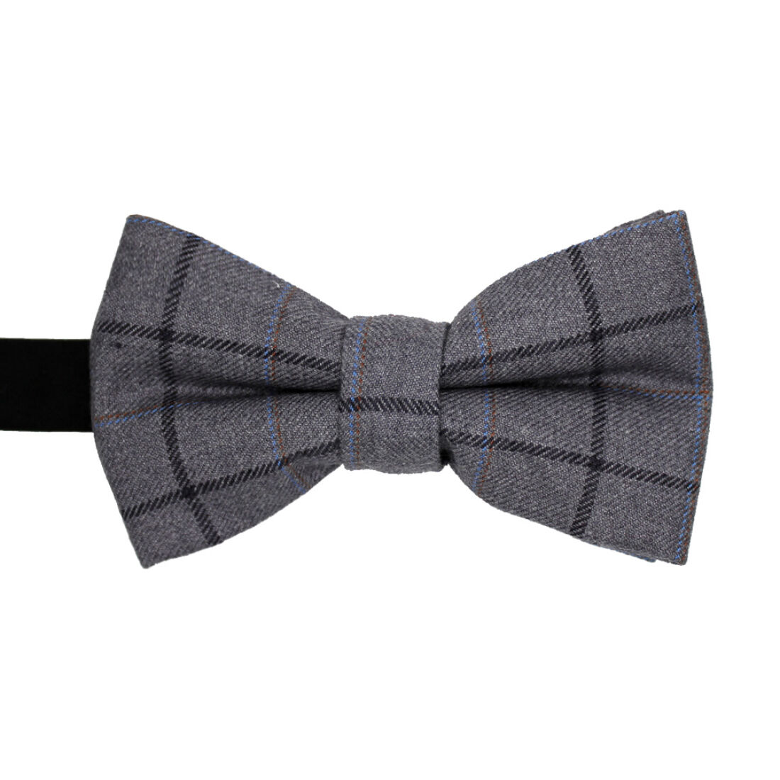 Light Checked Tweed Bow Tie